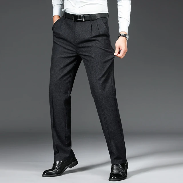 Buy ALLEN SOLLY Mens Pleated Front Slim Fit Solid Formal Trouser | Shoppers  Stop