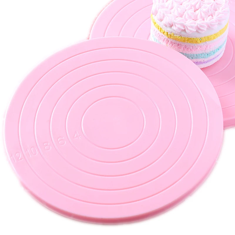 Cake Plate Turntable Rotating Anti-skid Round Cake Stand Cake Decorating Rotary Table Kitchen DIY Pan Baking Tool Cake Platform6