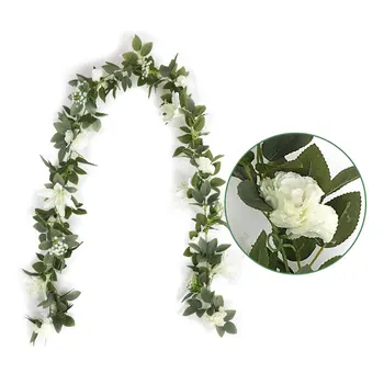 

Artificial Vine Flower Garland Home Wall Hanging Decorations Simulation Carnation Rattan Wedding Party Arch Arrangement Supplies
