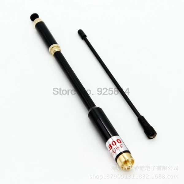Dhl 20 шт. планшетофон Двухдиапазонная VHF UHF телескопическая AL800 SMA Женская антенна