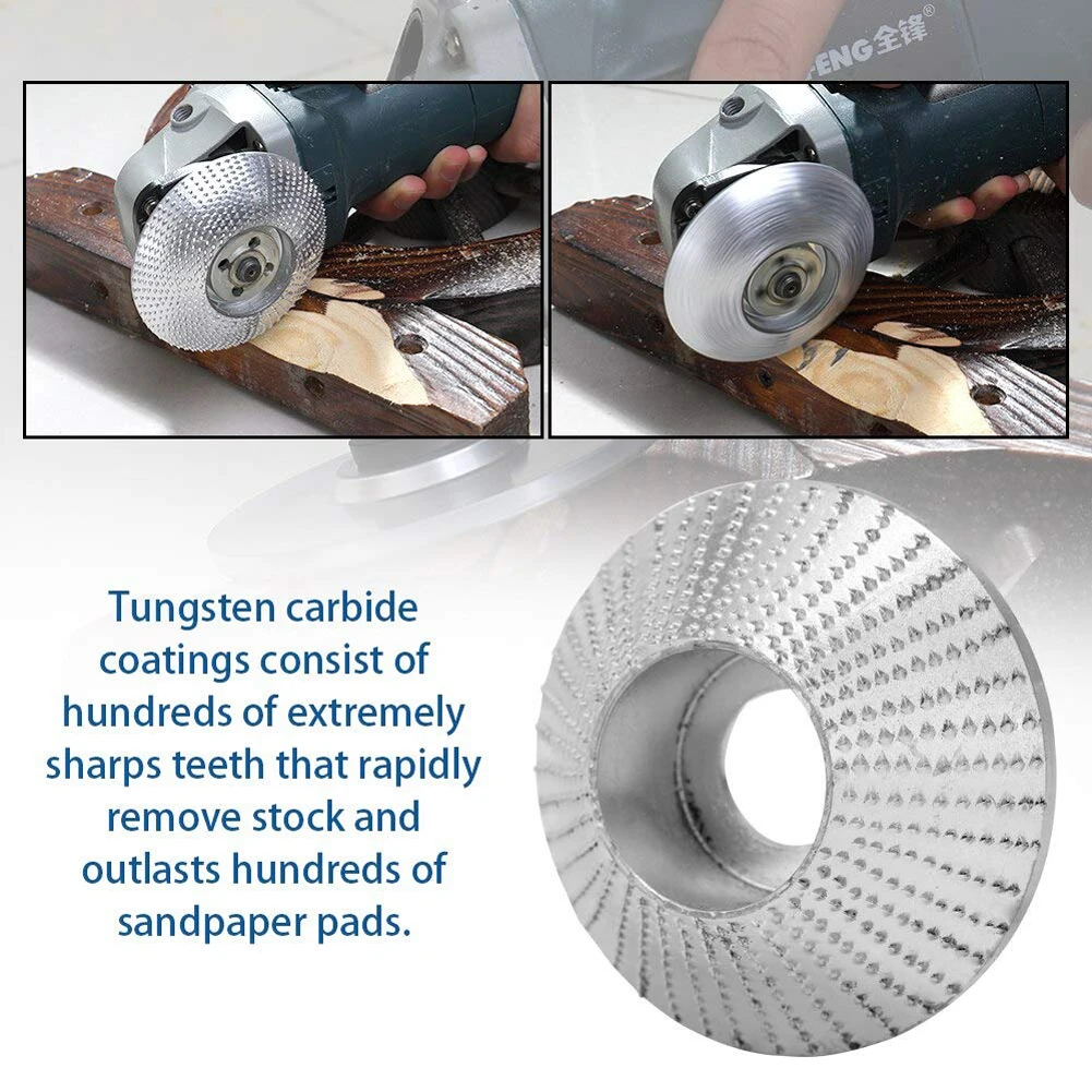 

Angle Grinder Disc Angle Grinder Wood Grinding Wheel Rotary Disc Sanding Carving Tool For Non-metals Non-metal Materials Wood