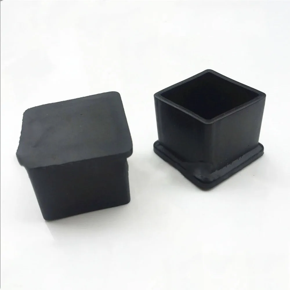 Chair Leg Caps Chair Leg Protector Rubber Furniture Feet Pads Furniture Leg Caps Furniture Foot Protector Furniture Feet 1/2/4/5/10/16PCS Square Rubber Furniture Leg Chair Table Feet Tube Pipe Stick End Cover Caps 20x20mm 25x25mm 30x30mm 40x40mm