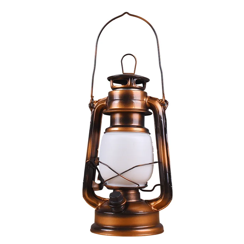 

Home Decorations Retro Kerosene Lamp Flame Light New Year Lead Party Creative Metal Craft Lantern Decoration Illuminated Party S