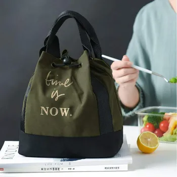 

Storage Bags Portable Lunch Bag Tote Bag Women Insulated Lunch Box Container Reusable Lunch Bags Outdoor Picnic Bags
