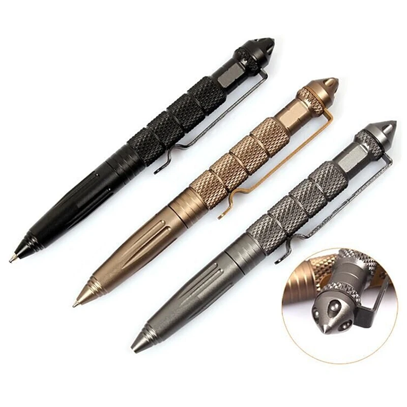 EDC Outdoor Defence Personal Tactical Pen Self Defense Pen Tool Multipurpose Aluminum Anti-skid Portable Emergency Survival Tool