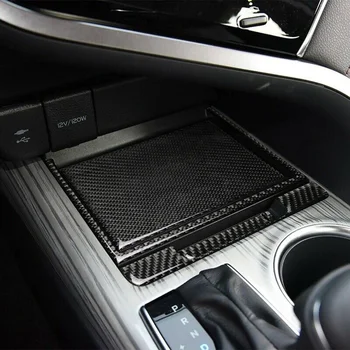 

4pcs Storage Box Cover Carbon Fiber Trim For Toyota Camry 2018-2020 Decal Decor