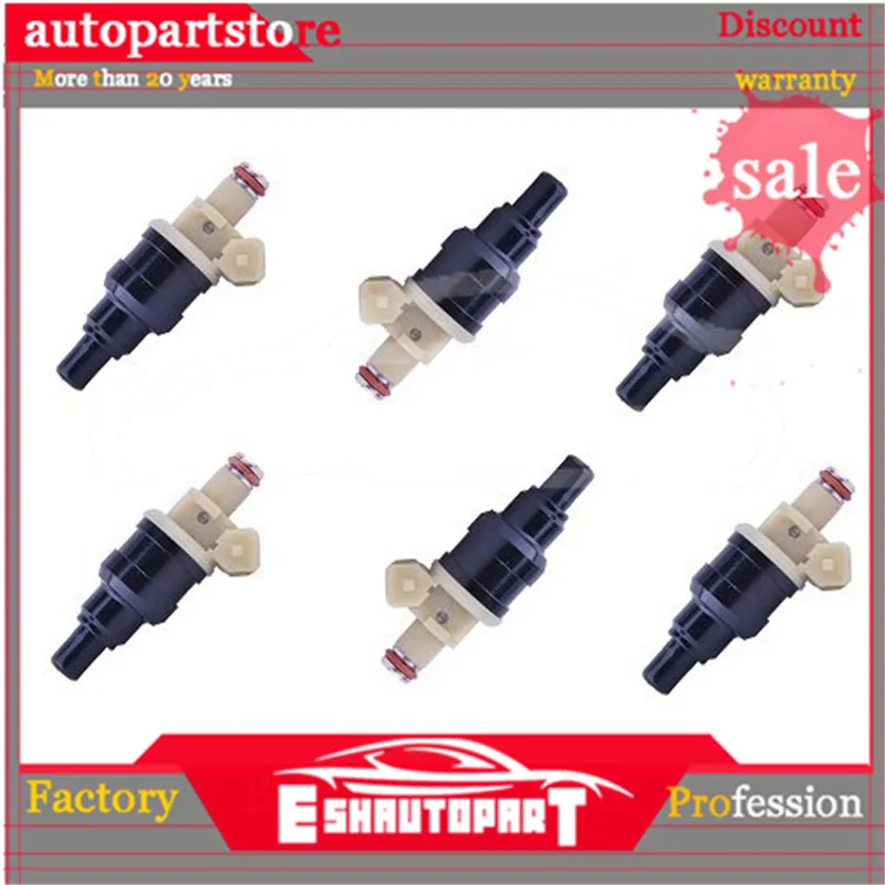 6x топливный инжектор для Mitsubishi-Plymouth-Dodge 1,8 2,0 3,0 INP-057 INP057 MD156760 Форсунка топливного двигателя инжекторный клапан