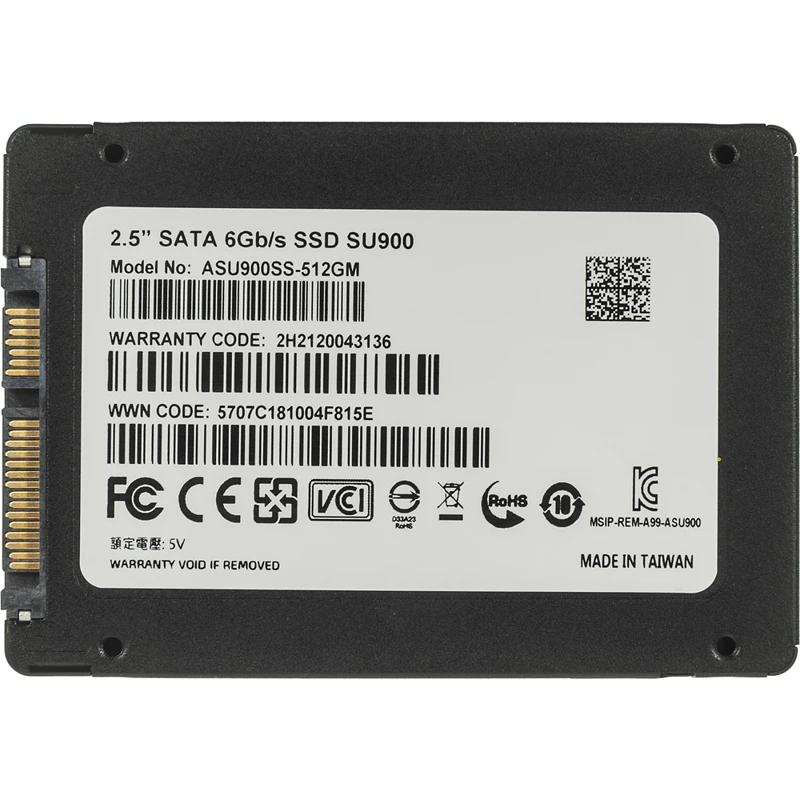 Накопитель SSD A-Data SATA III 512Gb ASU900SS-512GM-C SU900 2.5"