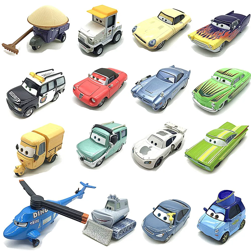 Дисней Pixar Тачки 2 3 Молния Маккуин 1:55 литье под давлением автомобиль