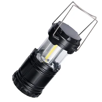 

New Style LED Outdoor Camping Tent Light Cob Extendable Multi-functional Plastic Emergency Flashlight Hand Small Lantern
