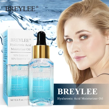 

BREYLEE Hyaluronic Acid Essential Oil Anti-Wrinkle Anti-Aging Moisturizer Facial Serum Nourishing Whitening Face Skin Care 17ml