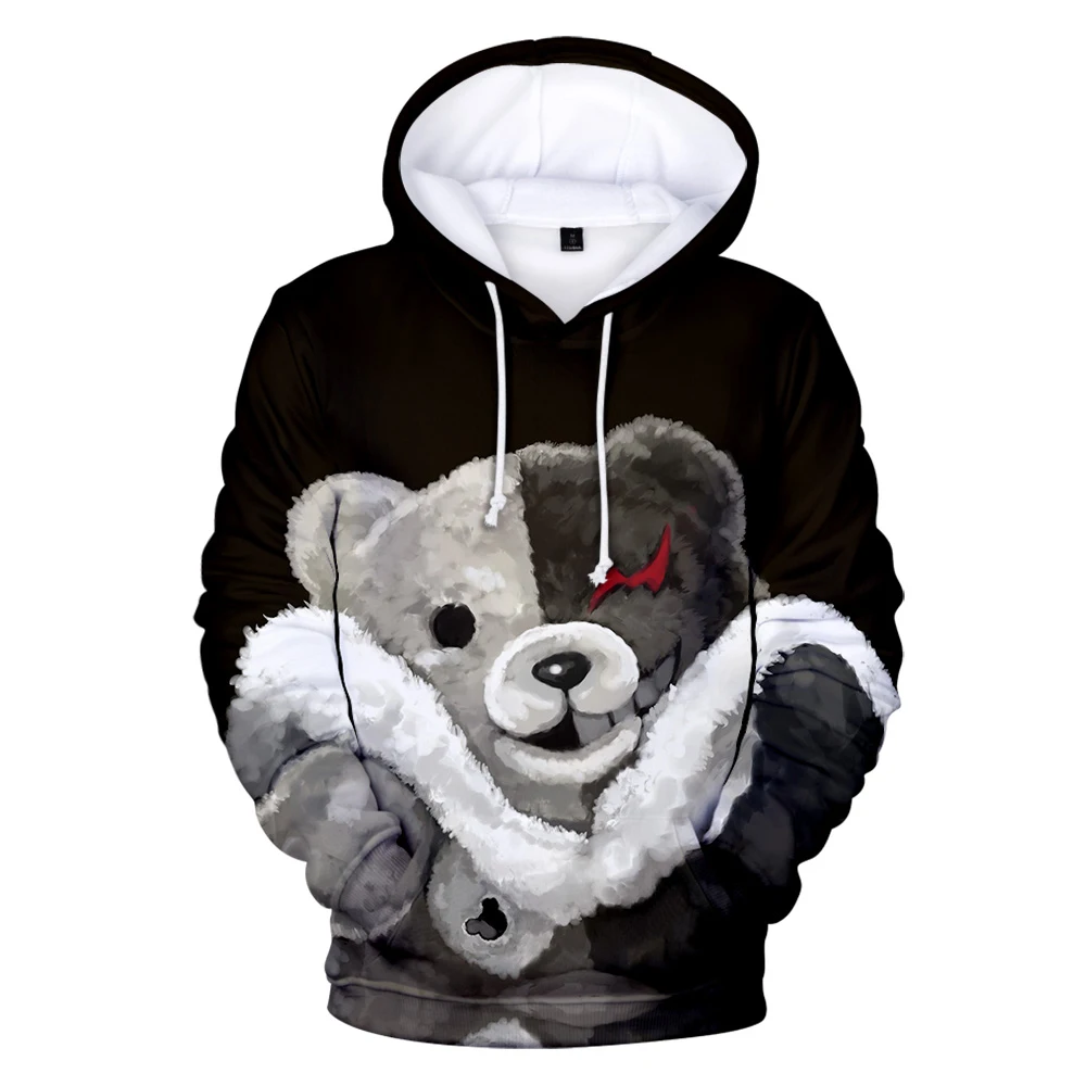 2021 мультфильм Danganronpa Merch 3D толстовки для мужчин женщин Детей популярный Монокума