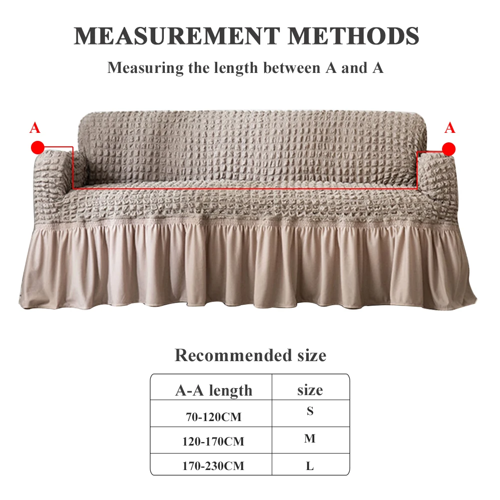 Slipcover Settee полный охват чехлы для диванов мягкий диван съемный оборками Регулируемый пылезащитный эластичный стрейч мебель протектор