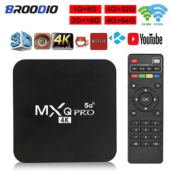 

New Android 10.1 7.1 TV Box MXQpro RK3229 4GB 32GB 64GB 4K Youtube Media player Smart TV BOX Android TV Set top box