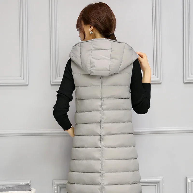 engrossar quente algodão acolchoado jaqueta coletes moda
