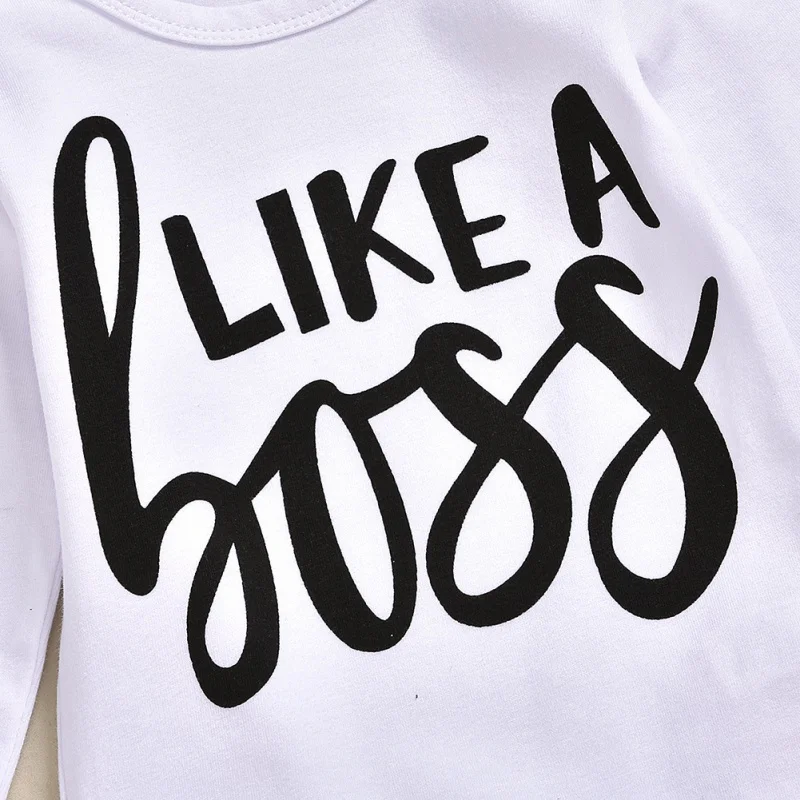 Одежда для новорожденных мальчиков, как с надписью Boss боди; штаны повязка на голову, 3 предмета в комплекте одежда для маленьких мальчиков