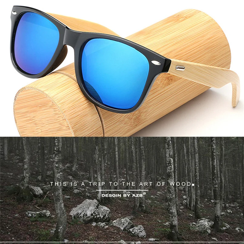 Sunglasses for men and women bamboo glasses polarized photochromic wooden retro sport sunglasses occhiali ciclismo 20J6 (74)