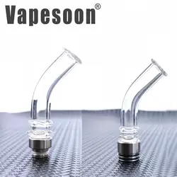 Vapesoon 510 & 810 капельный наконечник из нержавеющей стали с длинной стеклянной трубкой для 510/810 резервуара с резьбой iJust S TFV12 Prince Creed RTA и т. Д