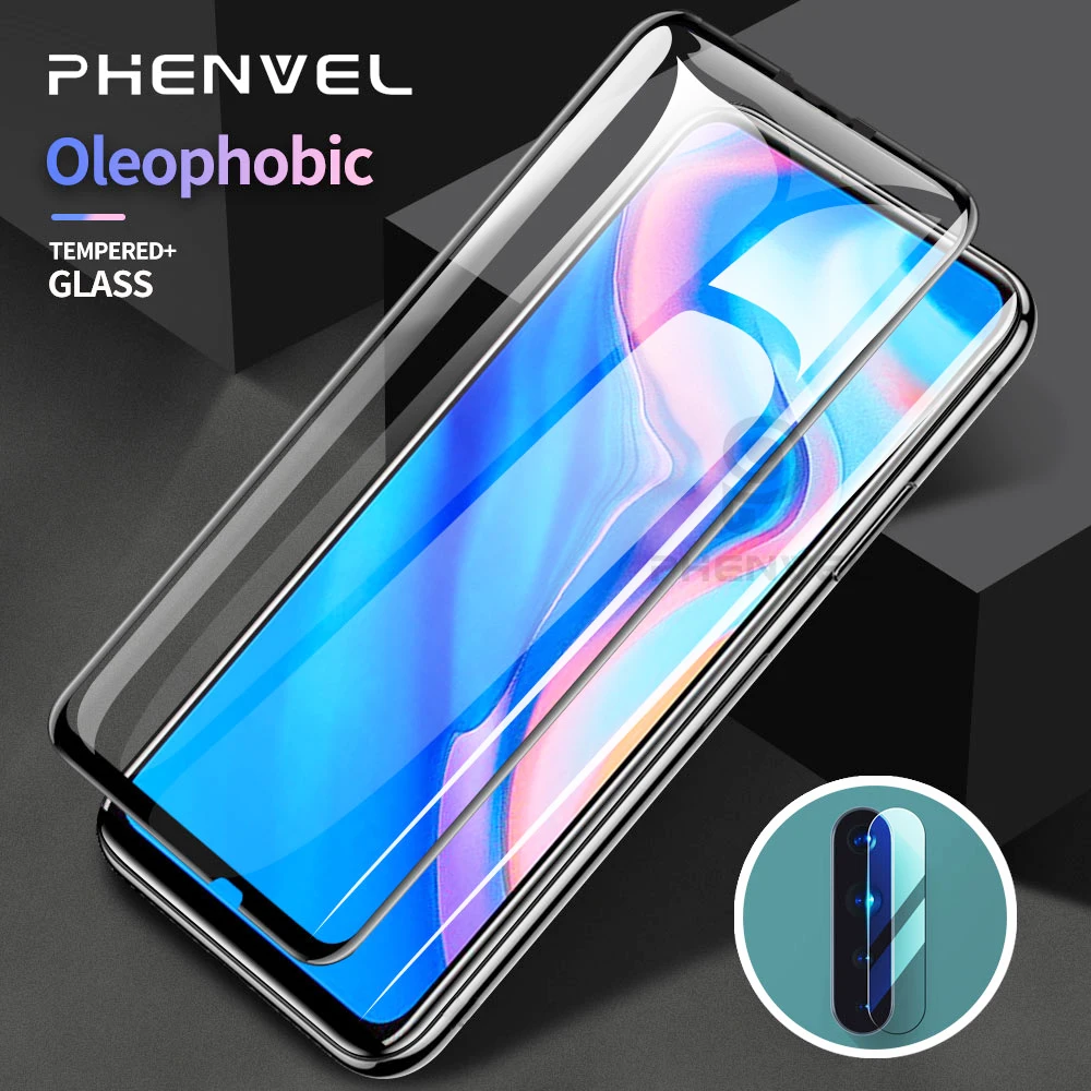 Олеофобное Защитное стекло для huawei y9 prime 2019 y9s полное покрытие защита экрана p smart z