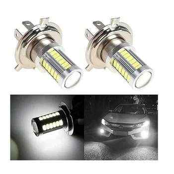 

10PCs Car 33SMD H4 H7 H8 H11 9005 9006 LED Fog Light Brake Lights Turn Signal Lamp Bright Motor Motorcycle Headlight Backlight