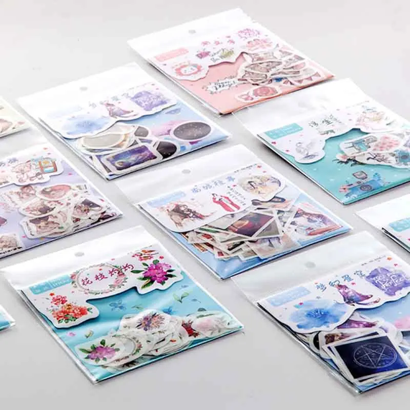 20 set/lot Kawaii Stationery Stickers Cute cat series Diary Decorative Mobile Stickers Scrapbooking DIY Craft Stickers