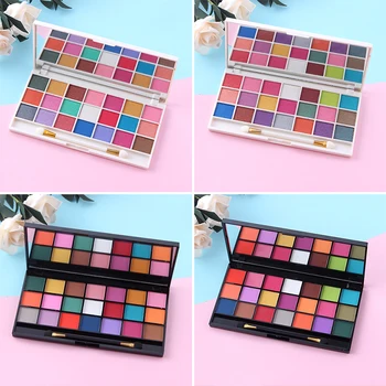

21 Colors Eyeshadow Palletes Fine Powder Pigmented Shadows Glitter Shimmer Makeup Eye Shadow Palette New