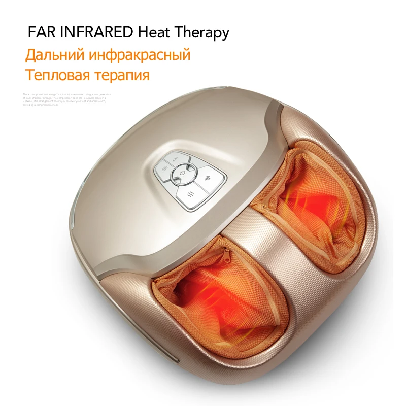 MARESE Electric Foot Massager Vibration Shiatsu Massage Machine Heating  Therapy Air Compression Health Care