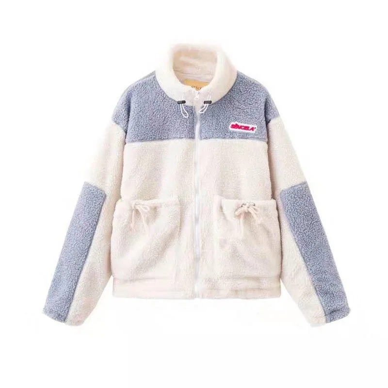 

Winter 2020 Cashmere Thickened Loose Imitation Lamb Coat Cardigan