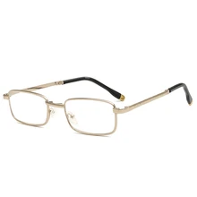 Корейские модные очки для чтения, складные очки для чтения, искусственные натуральные хрустальные металлические линзы высокой четкости