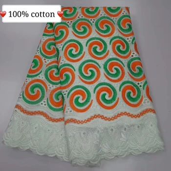 

Swiss lace fabric 2019 White Square Holes Dry Cotton embroidery African cotton fabrics Swiss voile lace in switzerland
