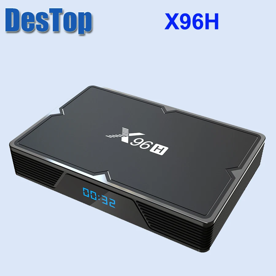 X96H smart tv box android 9,0 Allwinner H603 четырехъядерный 4G32GB/64GB 6K 2,4G& 5GHz Wifi BT мультимедийный проигрыватель на android телеприставка 5 шт