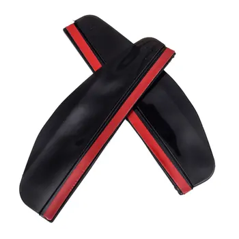 

Car Rearview Mirror Rain Eyebrow Car Rain Visor Transparent Thickening OPP Bag Two Pieces Blcak Transparent