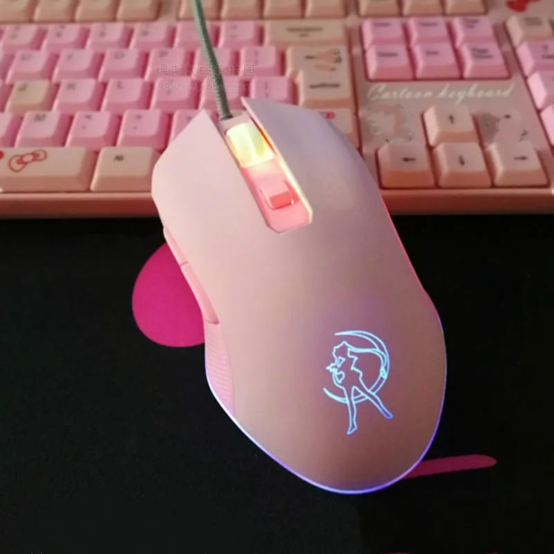 USB-мышь для косплея Pretty Guardian Moon оптическая проводная мышь девочек с милым