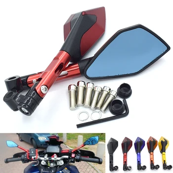 

2020 Universal Motorcycle Rearview Mirror 8/10mm Upgrade Luxury Style for Kawasaki ZX7R ZX7RR ZX9 ZX1100 ZX-11 ZRX1100 ZRX1200