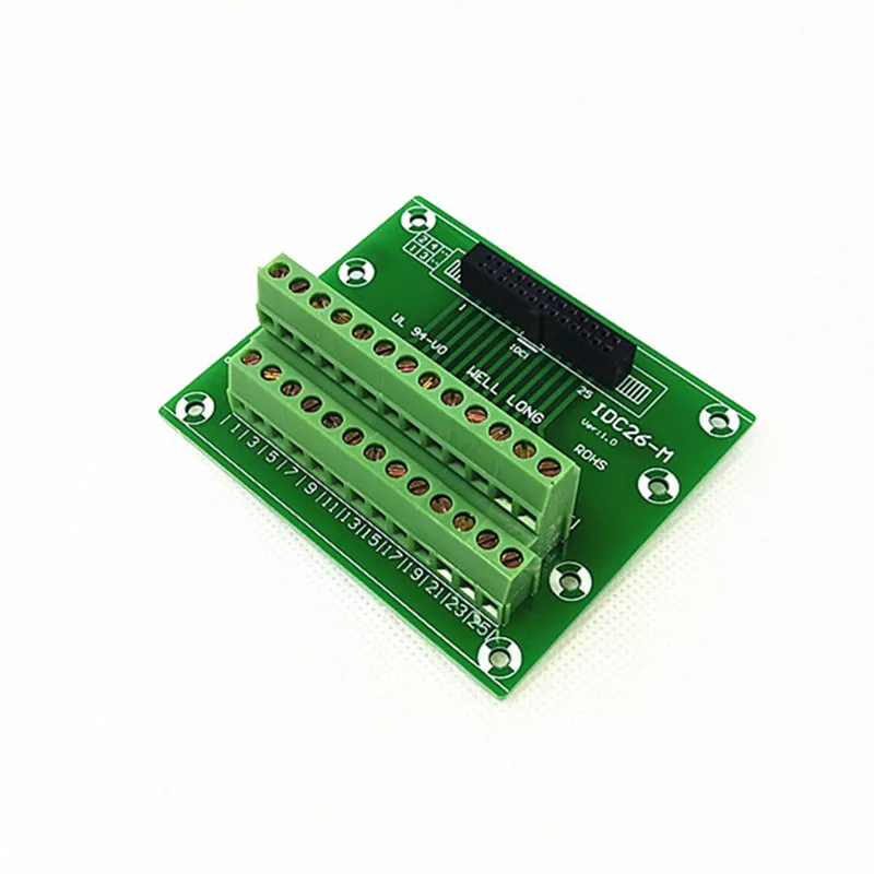 IDC26 2x13Pins 2,54 мм Женский Заголовок Breakout Board, клеммный блок, разъем