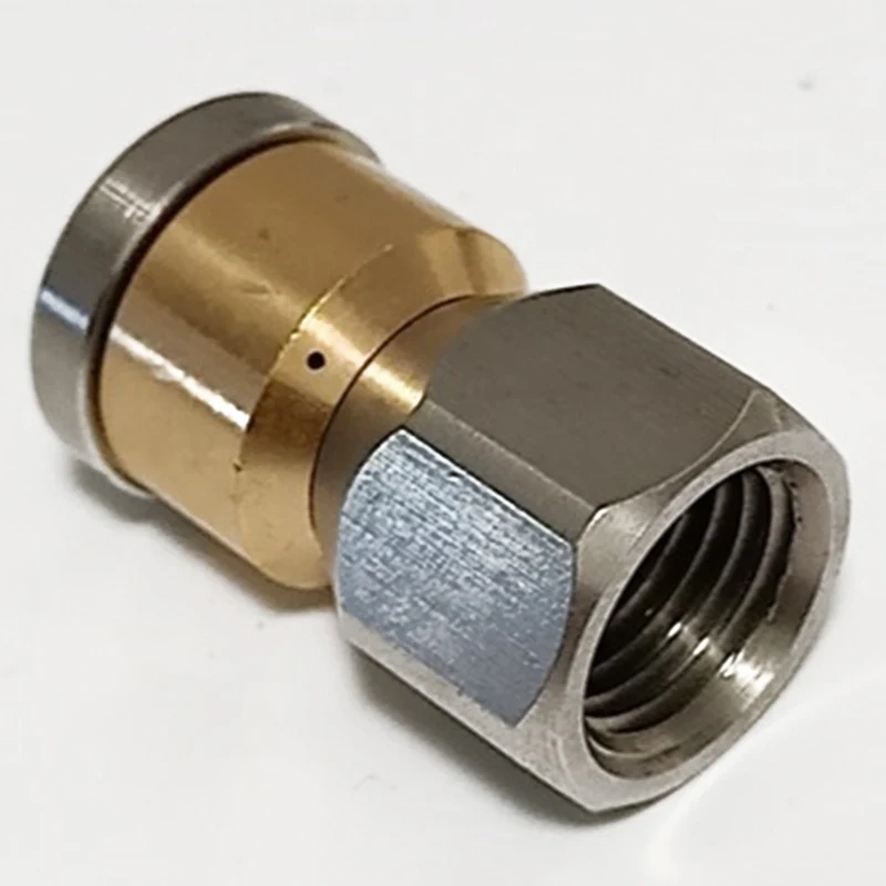 Stainless Steel High Pressure Washer Spray Nozzle Tips Variety Degree Connector