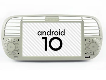 

Car Android 10 Player For Fiat 500 GPS Navigation DSP USB Aux bluetooth stereo Wifi network Head unit 1din automotivo Multimedia
