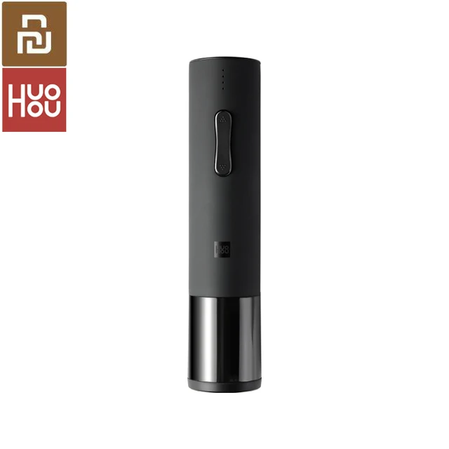 Youpin Huohou Automatic Wine Bottle Opener Electric Corkscrew With Foil Cutter Usb Rechargeable Lithium Battery Low Noise Smart Remote Control Aliexpress
