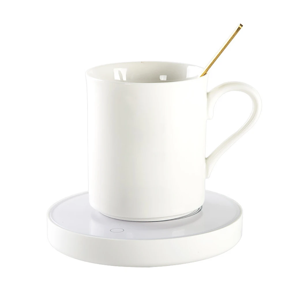 USB Heating Coaster Portable Beverage Coffee Heater Smart Touch Cup Pad Office Desktop Drink Water Warmer | Дом и сад