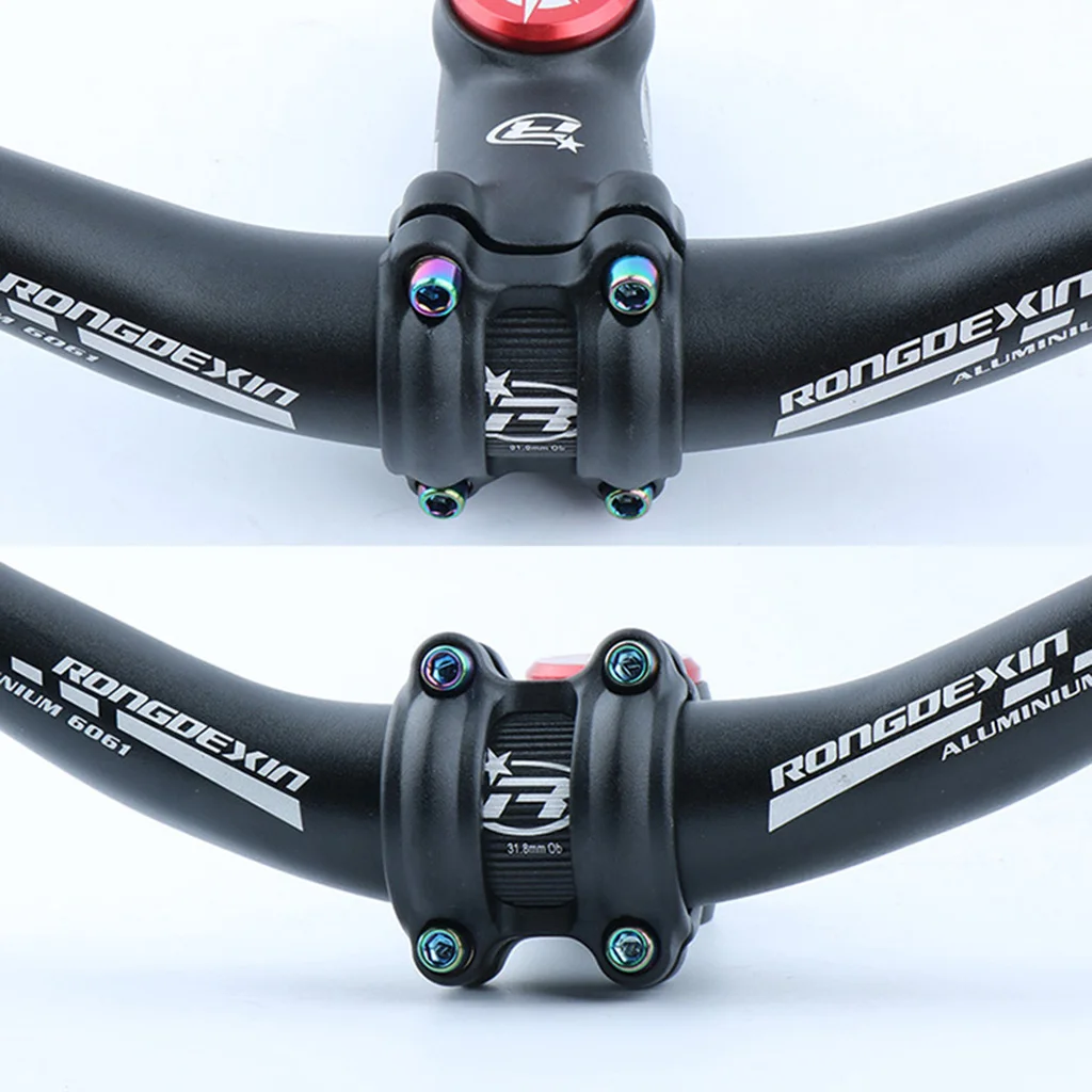 Pack 6 MTB Mountain Road Cycling Bike Bicycle Handlebar Stem Screw Bolts Replacement Parts Gear Accessories