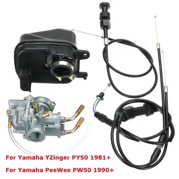 

Motorcycle Carburetors Carby Air Filter Throttle Cable Choke Cable for Yamaha PeeWee PW50 PW 50 PY50 YZinger 50 YZINGER BIKE