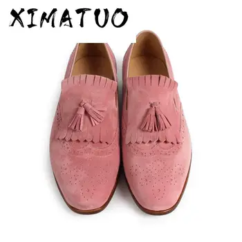 

2020 Handmade Fashion Casual Flat Men's Suede Loafer Shoes Handmade Luxury Brand Mans Footwear Slip-on Zapatos de Hombre