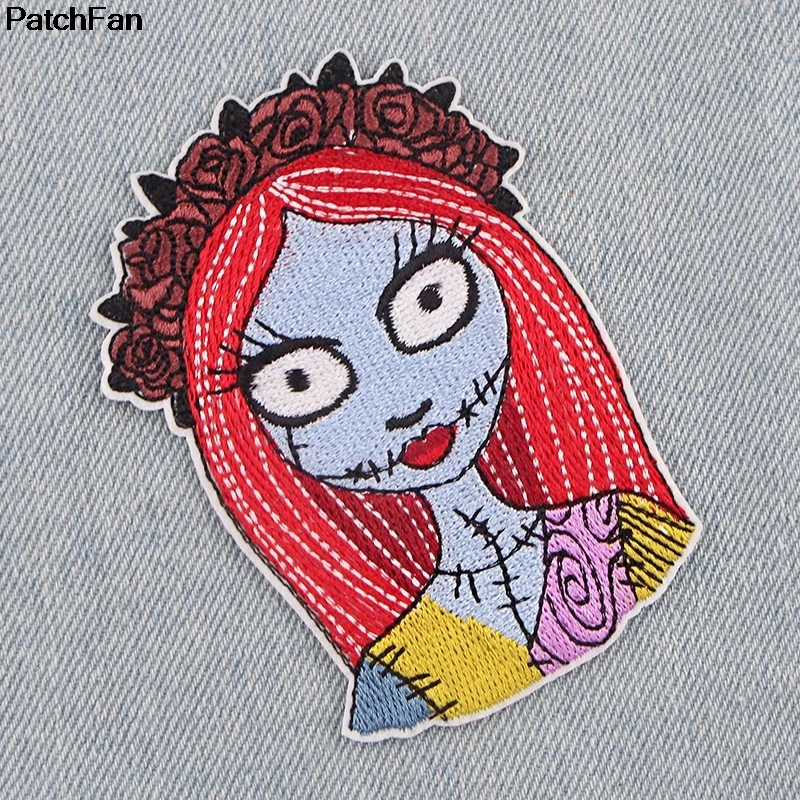 20 шт./лот A2579 Patchfan Кошмар перед Рождеством вышитые DIY железо/пришить на ткань аксессуары патчи Аппликации
