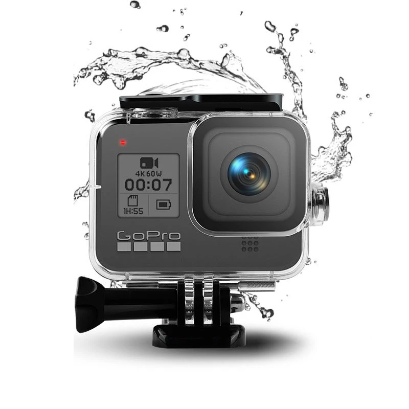 Аксессуары для Gopro Hero 8 black водонепроницаемый защитный корпус чехол дайвинга