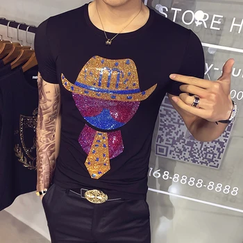 

Luxury Printing Summer Man's T-shirt Fashion Short Sleeve O Neck Casual T-Shirt Streetwear Tee Tops Brand Clothing Plus Size 7XL