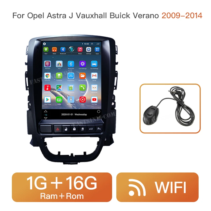 Для Opel Astra J Vauxhall Buick Verano Tesla screen Teslastyle android CarRadio мультимедийный видеоплеер