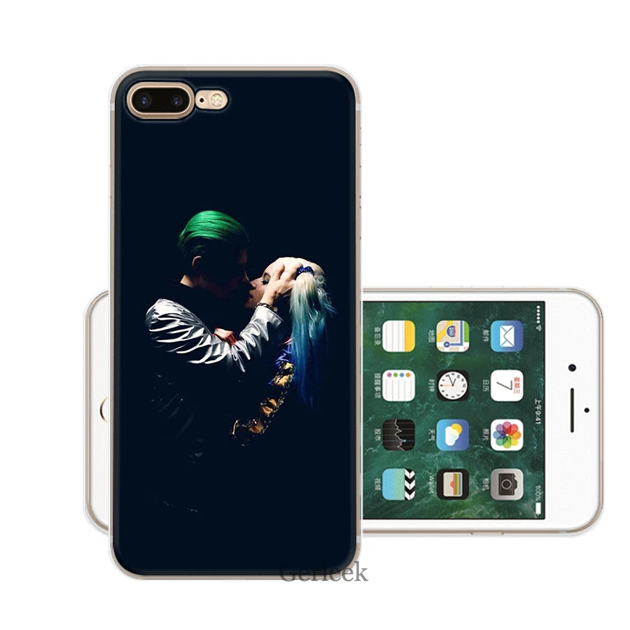 Чехол для мобильного телефона iPhone 11 Pro 6 6s 7 8 P Lus iPhone XR X XS Max 5 5S SE Shell Харли Куинн самоубийцы отряд жесткий чехол - Цвет: H2