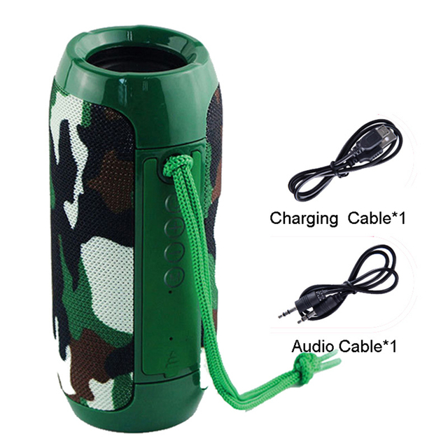 New Portable Speaker Wireless Bluetooth Speakers Soundbar Outdoor Sports Waterproof Support TF Card FM Radio Aux Input