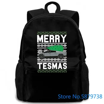 

Haase Unlimited Merry TesmaCybertruck Futuristic Car Meme women men backpack laptop travel school adult student