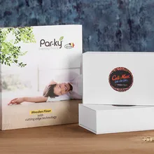 Быстрая пользовательский дизайн синий цвет плоский пакет цветочный гофрированная бумага подарочная упаковочная коробка(GF-001